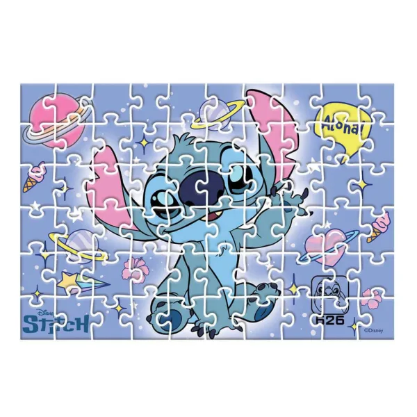Luna: Disney Stitch 60-teiliges Puzzle mit Poster Bild 2