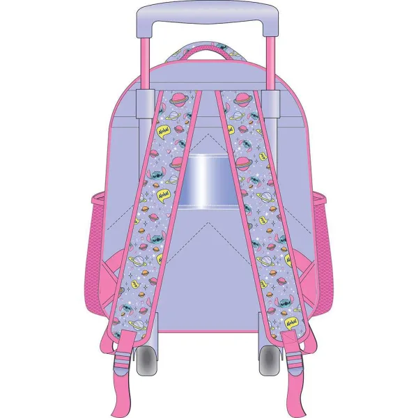 Luna: Disney Stitch Aloha, rollbarer Kindergarten-Rucksack mit 2 Fächern, 27 x 10 x 31 cm Bild 2