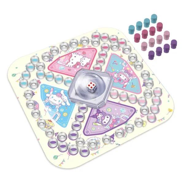 Luna: Hello Kitty Brettspiel mit integriertem Pop-up-Würfel Bild 2