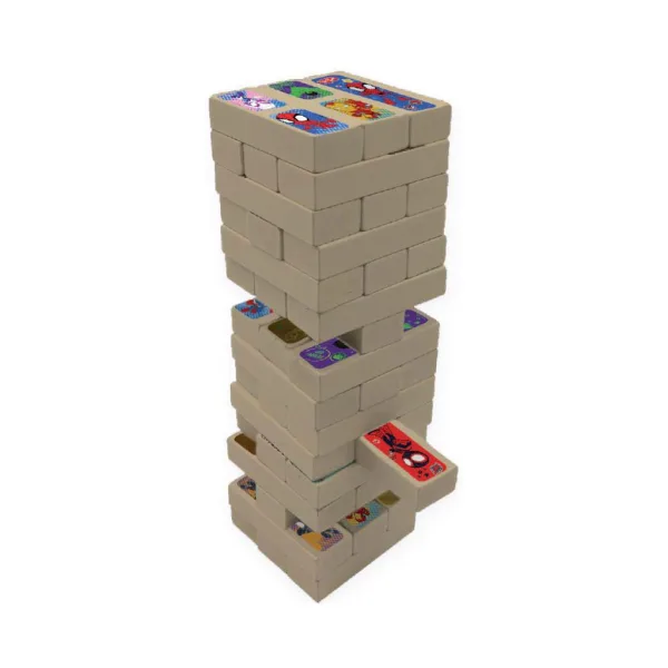 Luna: Marvel Spidey 3-in-1 Brettspiel – Jenga, Domino und Memospiel Bild 2