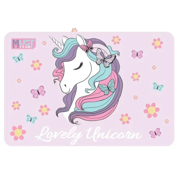 Luna: Must Schreibtischunterlage mit Team Unicorn-Muster 43x29 cm Bild 1
