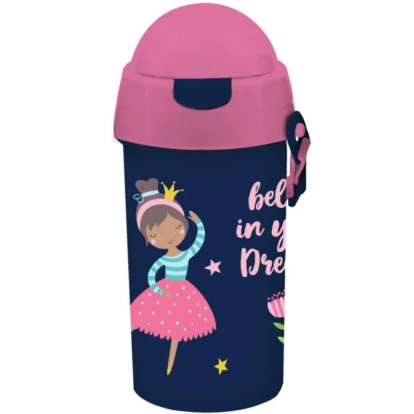 Luna: Must Team Trinkflasche mit mädchenhaftem Muster, verschiedene Ausführungen, 500 ml, 1 Stück Bild 2