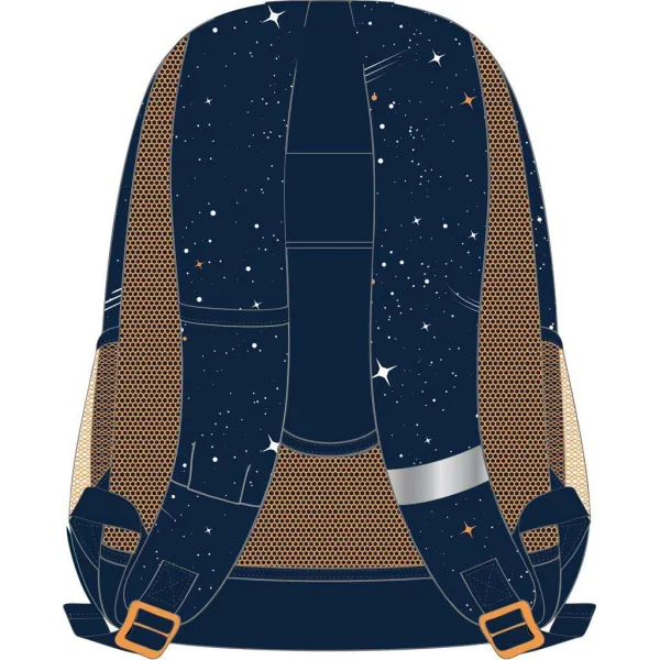 Luna: NASA abgerundeter Schulranzen mit 3 Fächern, Rucksack 32x18x43cm Bild 2
