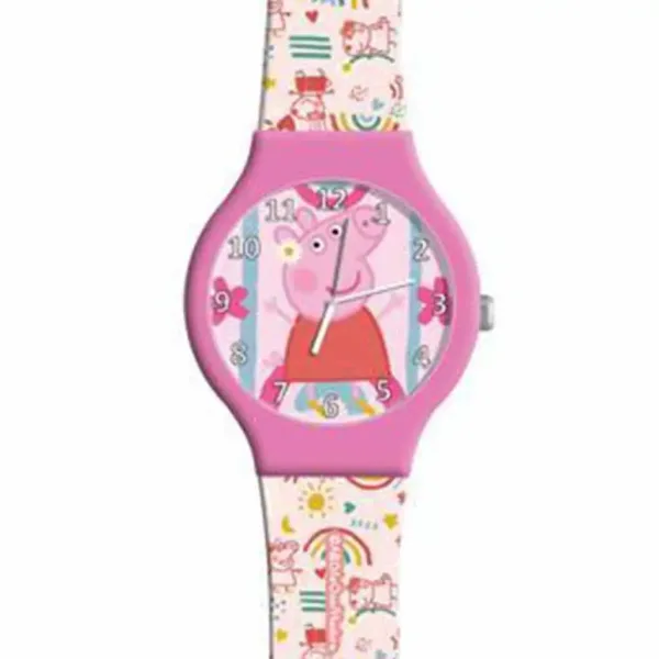 Luna: Peppa Wutz analoge Armbanduhr in einer Metallgeschenkbox Bild 2