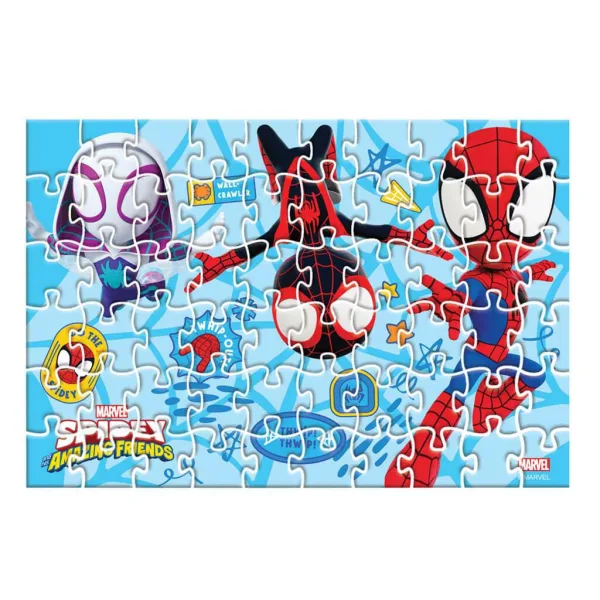 Luna: Spidey 2-in-1-Puzzle (60-teilig) und Spidey-Figur Bild 2