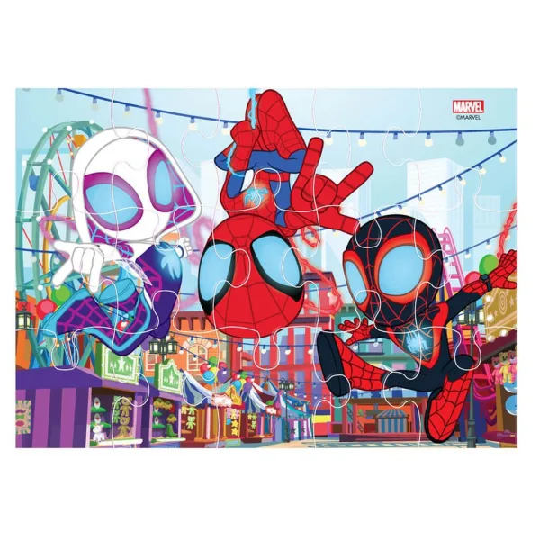 Luna: Spidey 4-in-1 Puzzle mit 12-15-20-24 Teilen Bild 2