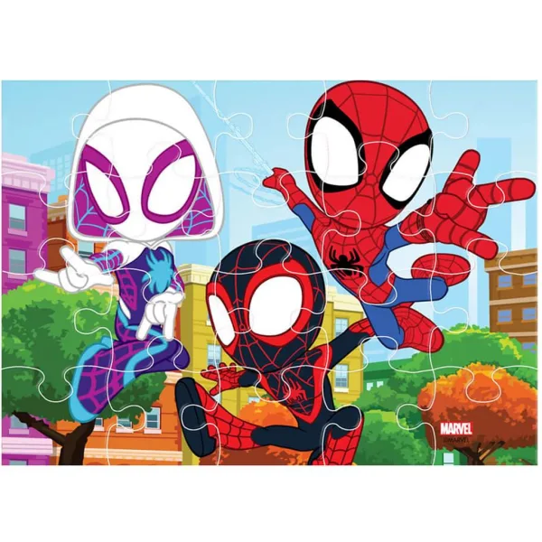Luna: Spidey 4-in-1 Puzzle mit 12-15-20-24 Teilen Bild 3