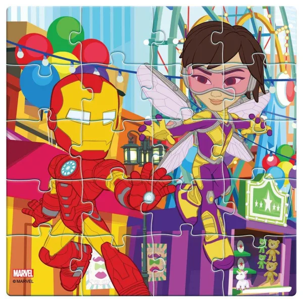 Luna: Spidey und seine Freunde Motiv 3x20-teiliges Magnetpuzzle Bild 2