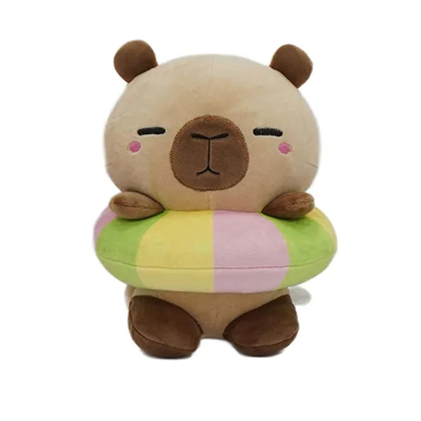 Luna: Squishcuties Wasserschwein-Plüsch im bunten Donut, 21 cm Bild 2