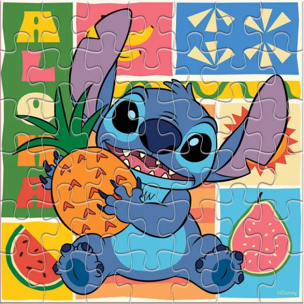 Luna: Stitch, 42-teiliges ausmalbares Puzzle Bild 2