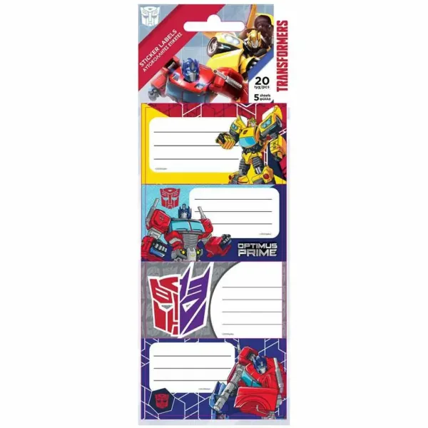 Luna: Transformers Heftetiketten 20er-Pack Bild 1