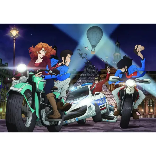 Lupin der Dritte - Verfolgungsjagd in Paris 1000-teilige Puzzle - Clementoni Bild 2