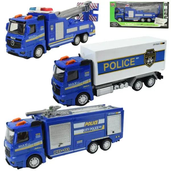 Magic Truck: Polizeilastwagen mit Schwungrad in verschiedenen Ausführungen 20cm Bild 6