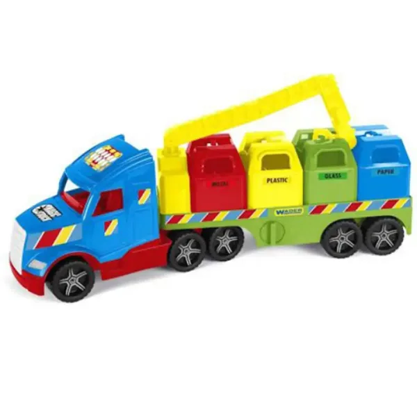 Magic Truck: Selektiver Müllwagen 80cm - Wader Bild 3