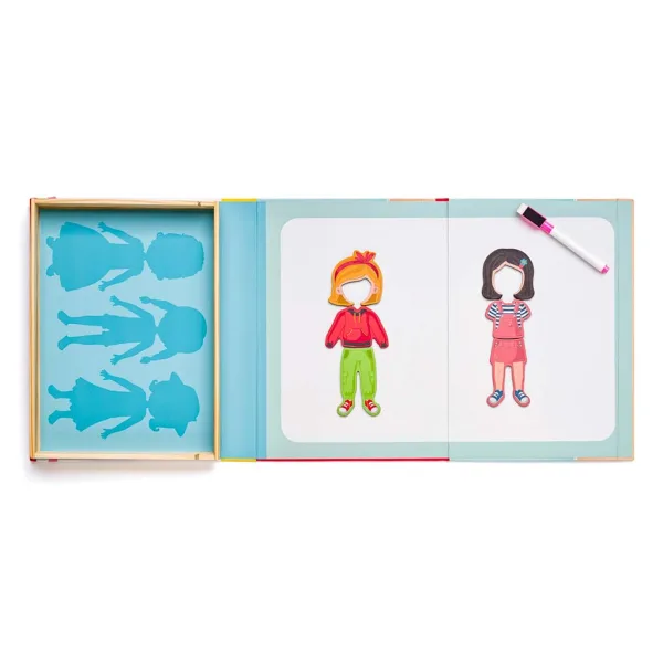 Magnetisches Puzzle in der Box - Modesalon - Woodyland Bild 3