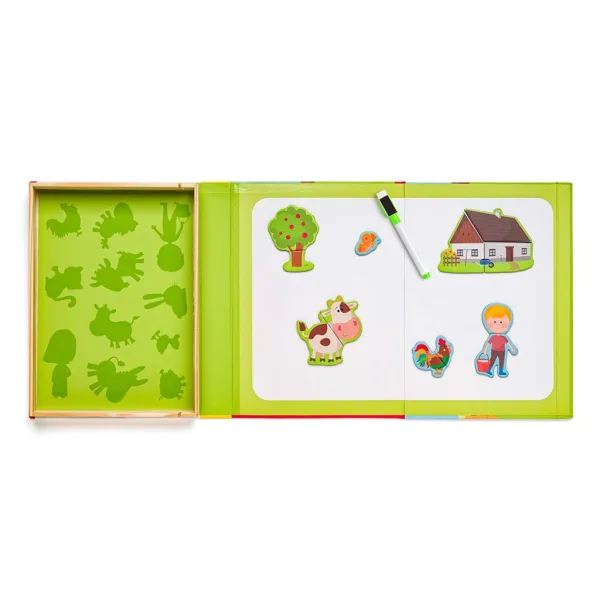 Magnetisches Puzzle in einer Box - Farm - Woodyland Bild 3