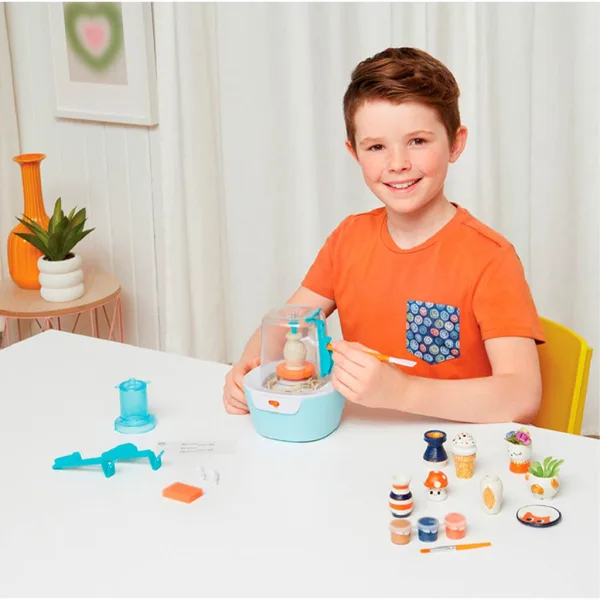 Make It Real: Mini-Töpferscheibe Spielset Bild 3