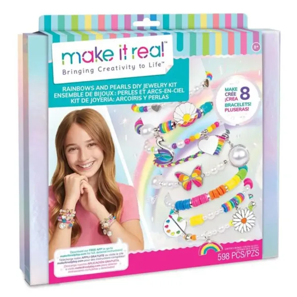 Make It Real: Schmuckherstellung, Regenbogen- und Perlenarmbänder Bild 4