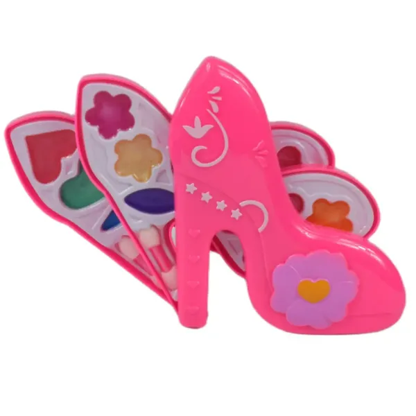 Make-Up-Set: Schminkpaletten-Set in High-Heel-Form mit cremigen Schminken Bild 2