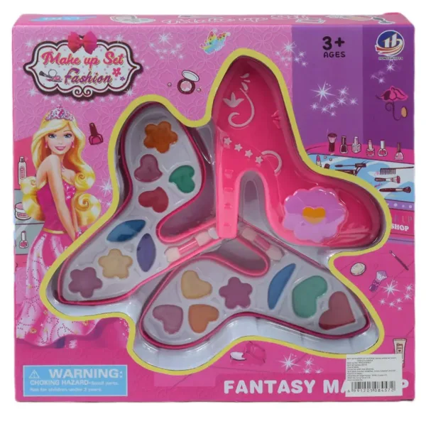 Make-Up-Set: Schminkpaletten-Set in High-Heel-Form mit cremigen Schminken Bild 7
