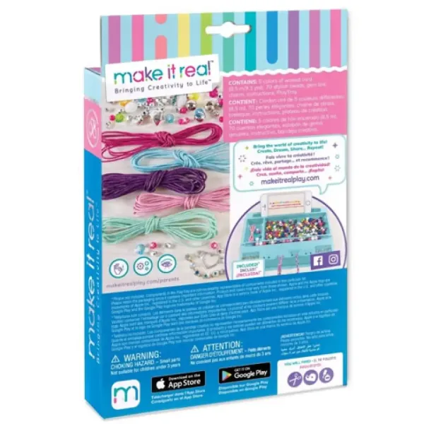 Make it Real: Charmantes Armbandherstellungsset - Schnurweben Bild 2