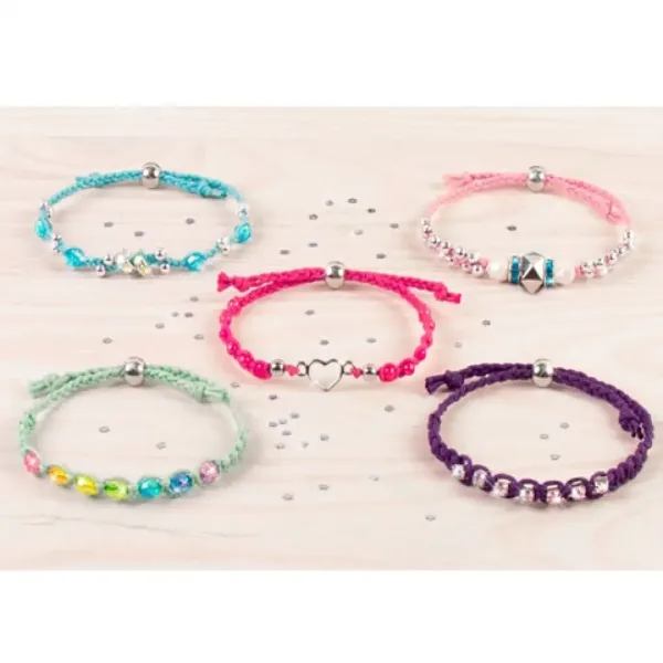 Make it Real: Charmantes Armbandherstellungsset - Schnurweben Bild 4