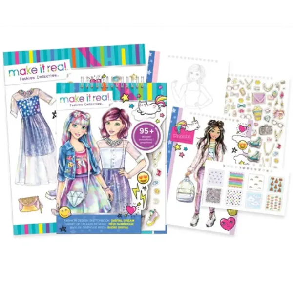 Make it Real: Mega-Set für Modedesigner mit Leuchttafel und Zubehör Bild 2