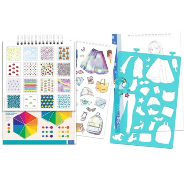 Make it Real: Mode-Design-Skizzenbuch mit Zubehör - Moderne Kleidung Bild 4