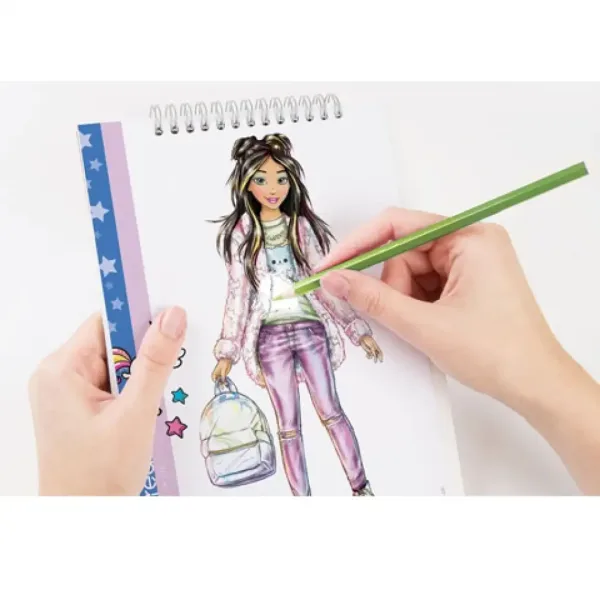 Make it Real: Mode-Design-Skizzenbuch mit Zubehör - Moderne Kleidung Bild 5