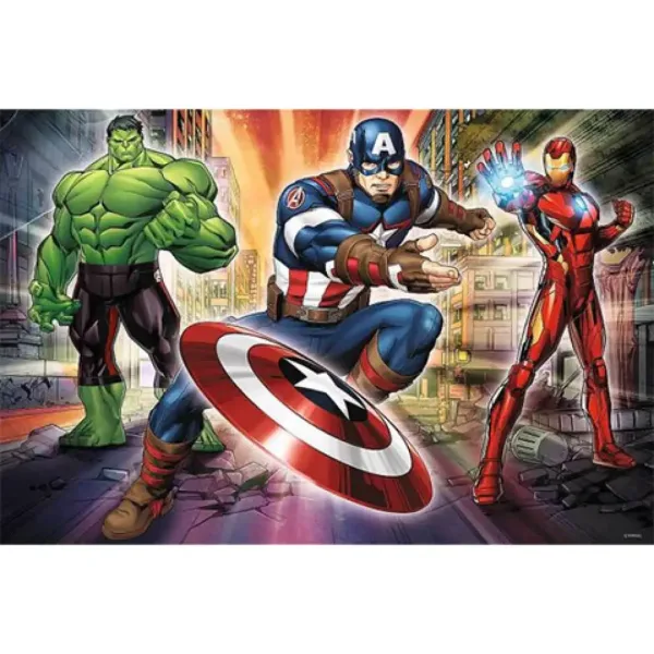 Marvel Avengers Trio 24-teiliges Maxi-Puzzle - Trefl Bild 2