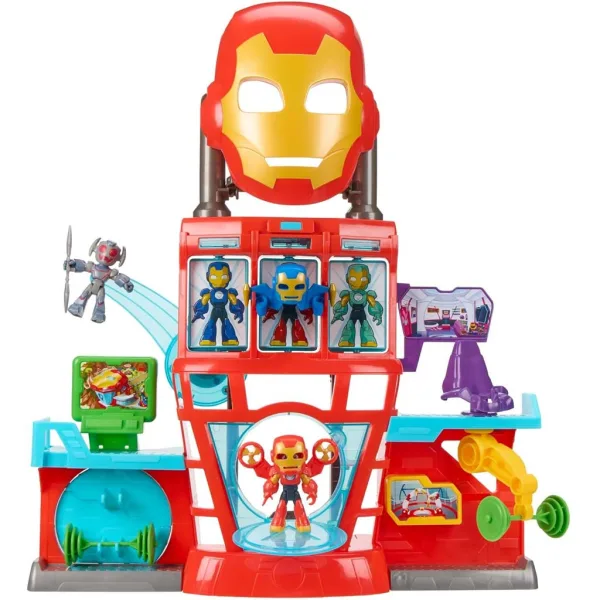 Marvel: Iron Mans Hauptquartier-Spielset mit Figuren – Hasbro Bild 2