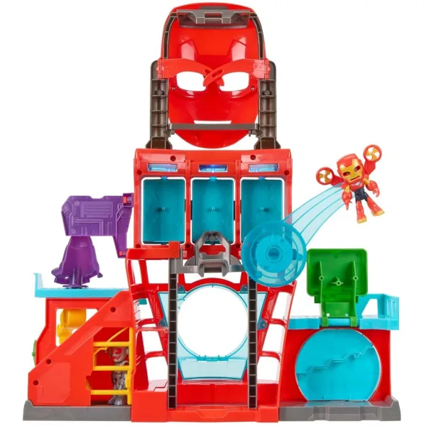 Marvel: Iron Mans Hauptquartier-Spielset mit Figuren – Hasbro Bild 3