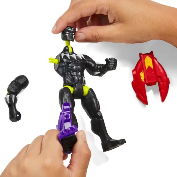 Marvel Mix Mashers: Avengers Black Panther Figur mit Zubehör – Hasbro Bild 3