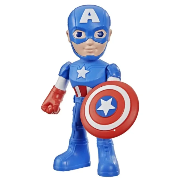 Marvel Póki und seine wunderbaren Freunde – Captain America Supersized-Figur - Hasbro Bild 2