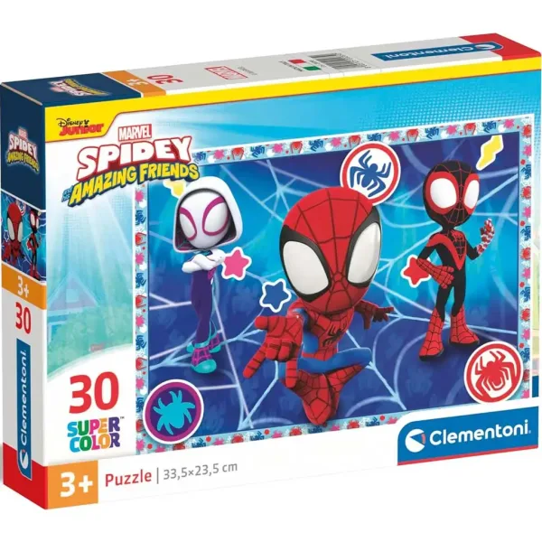 Marvel Spidey 30-teiliges SuperColor-Puzzle - Clementoni