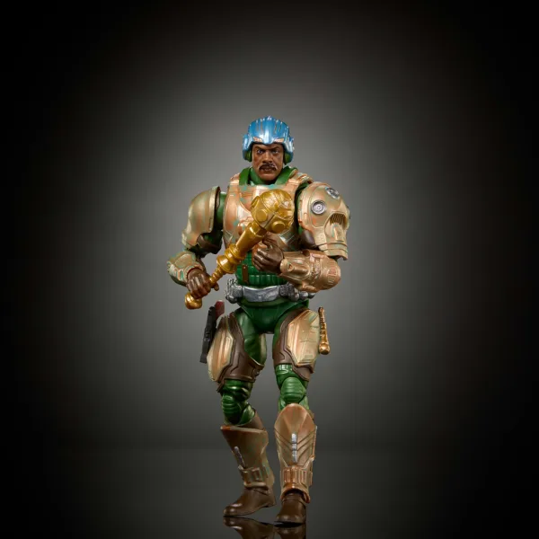 Masters of the Universe: Die Beschützer des Universums – Men-At-Arms, gepanzerte Actionfigur mit Zubehör, 16,5 cm – Mattel Bild 2