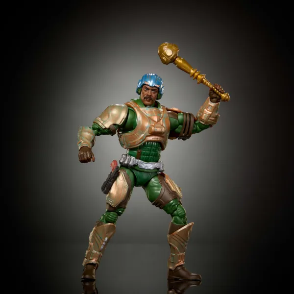 Masters of the Universe: Die Beschützer des Universums – Men-At-Arms, gepanzerte Actionfigur mit Zubehör, 16,5 cm – Mattel Bild 3