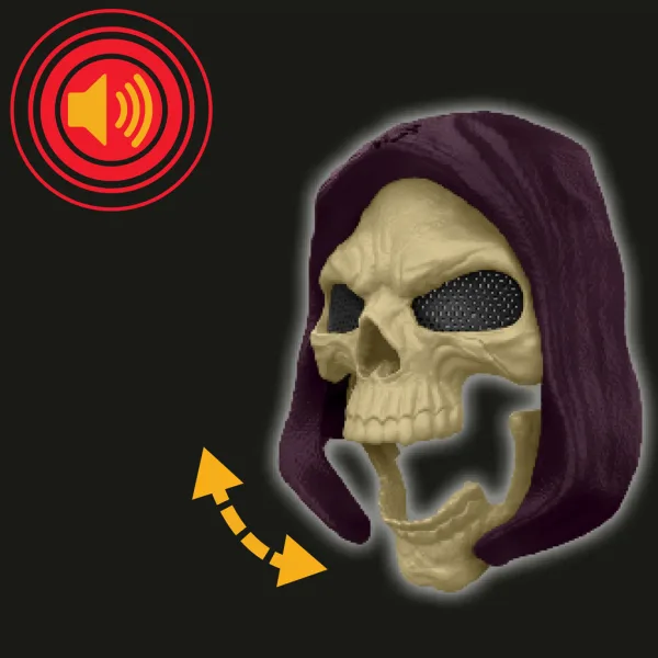 Masters of the Universe: Die Beschützer des Universums – Skeletor Knochen-Gesichtsmaske mit Licht- und Soundeffekten – Mattel Bild 3