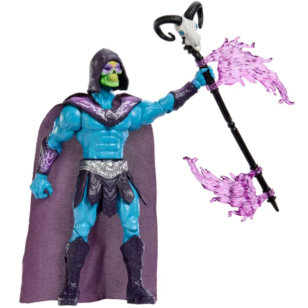 Masters of the Universe: Die Beschützer des Universums – Skeletor (mit knöchernem Gesicht), Actionfigur mit Zubehör - Mattel Bild 2