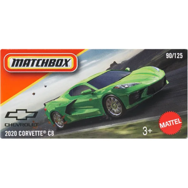 Matchbox: Chevrolet Corvette C8 2020 Spielzeugauto im Pappkarton 1/64 - Mattel Bild 1