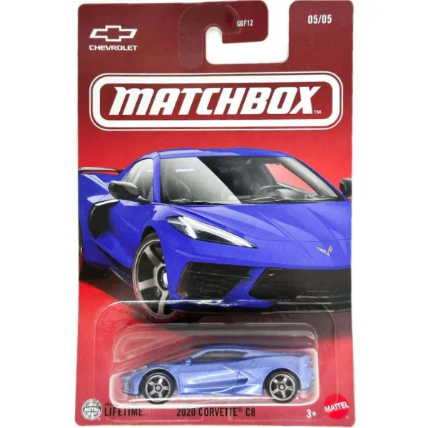 Matchbox: Ikonischer 2020 Corvette C8 Modellwagen 1/64 - Mattel Bild 1
