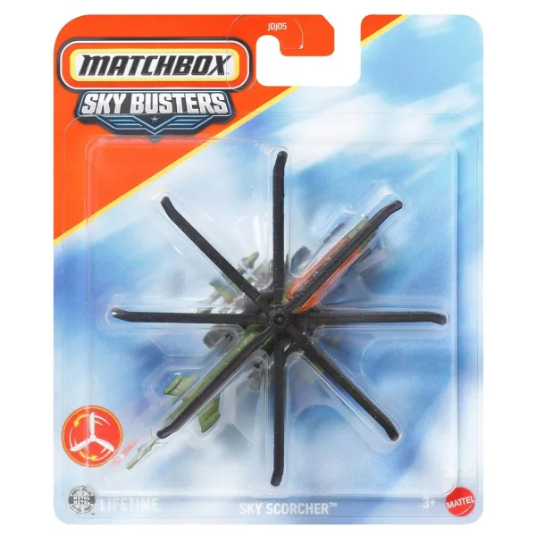 Matchbox Sky Busters: Sky Scorcher Flugzeugmodell 1/64 - Mattel Bild 1