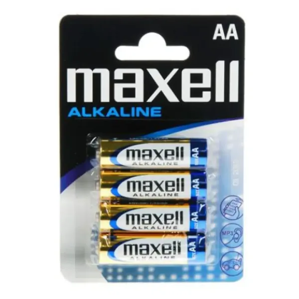 Maxell: Alkaline-Batterie 1,5V AA LR6 4 Stück in Blisterverpackung Bild 1
