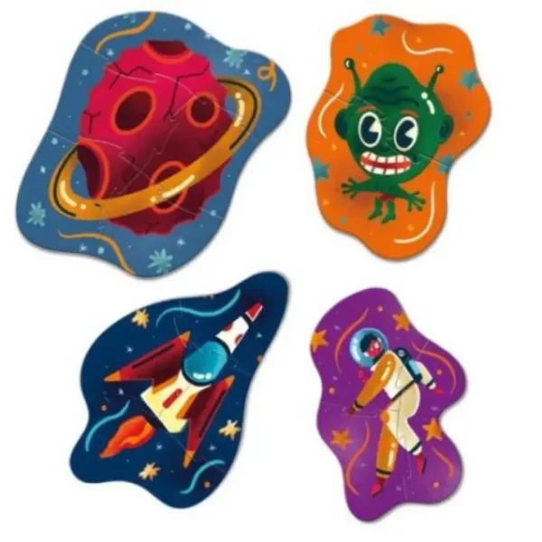 Mein erstes Puzzle: 4-in-1 Weltraumreise Puzzle - Clementoni Bild 2