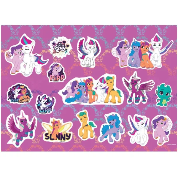 Mein kleines Pony kreatives Malbuch mit Aufklebern und Schablone in mehreren Varianten Bild 3