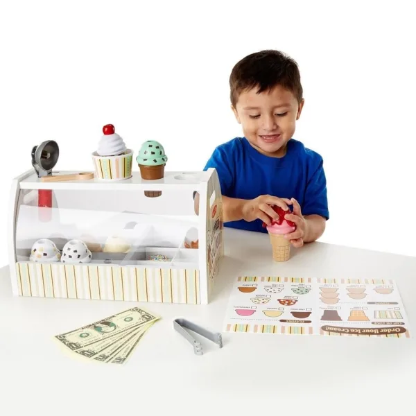 Melissa&Doug: Eisdiele-Spielset aus Holz - Spin Master Bild 3