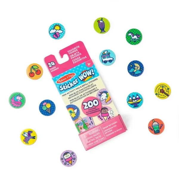 Melissa & Doug: Mini Sticker Wow! – Lieblinggegenstände – Spin Master Bild 2
