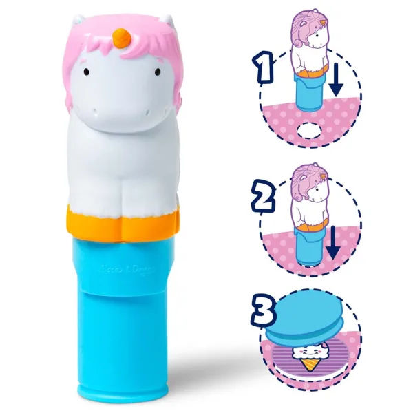 Melissa & Doug: Sticker WOW! Sticker-Stempel – Einhorn – Spin Master Bild 2