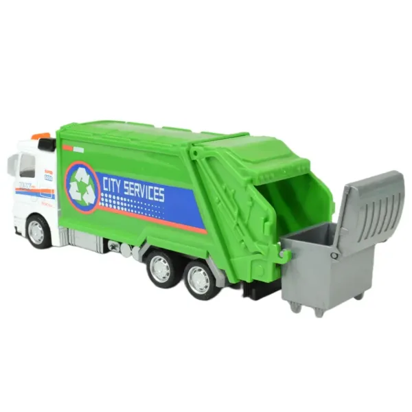 Metal Gear: Müllwagen mit Schwungrad aus Metall in verschiedenen Ausführungen, 19 cm, 1 Stück Bild 4