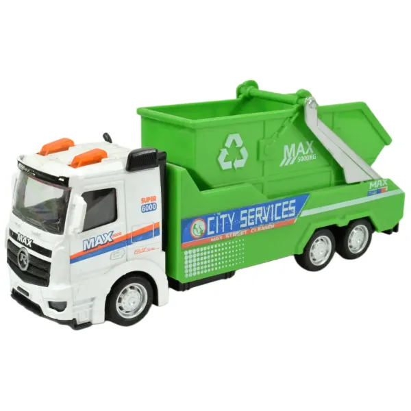 Metal Gear: Müllwagen mit Schwungrad aus Metall in verschiedenen Ausführungen, 19 cm, 1 Stück Bild 8